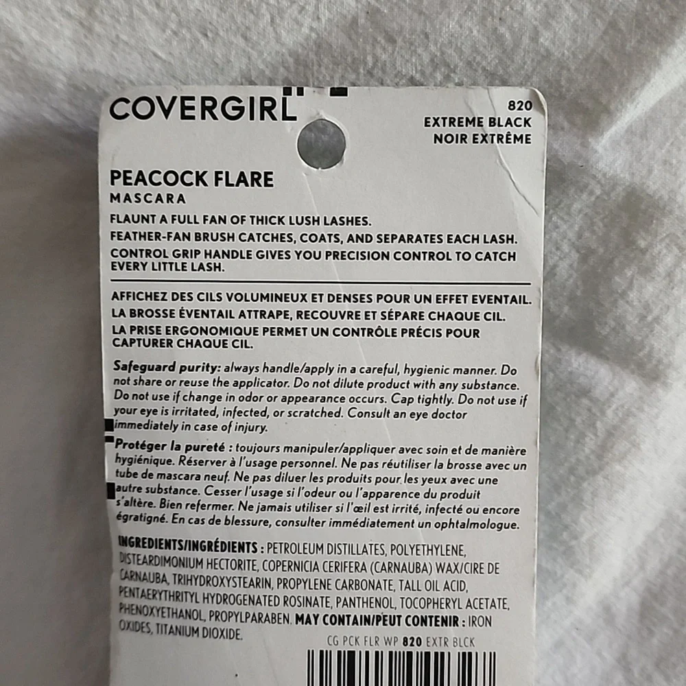 3 FOR $13🔥Covergirl peacock flare control grip mascara